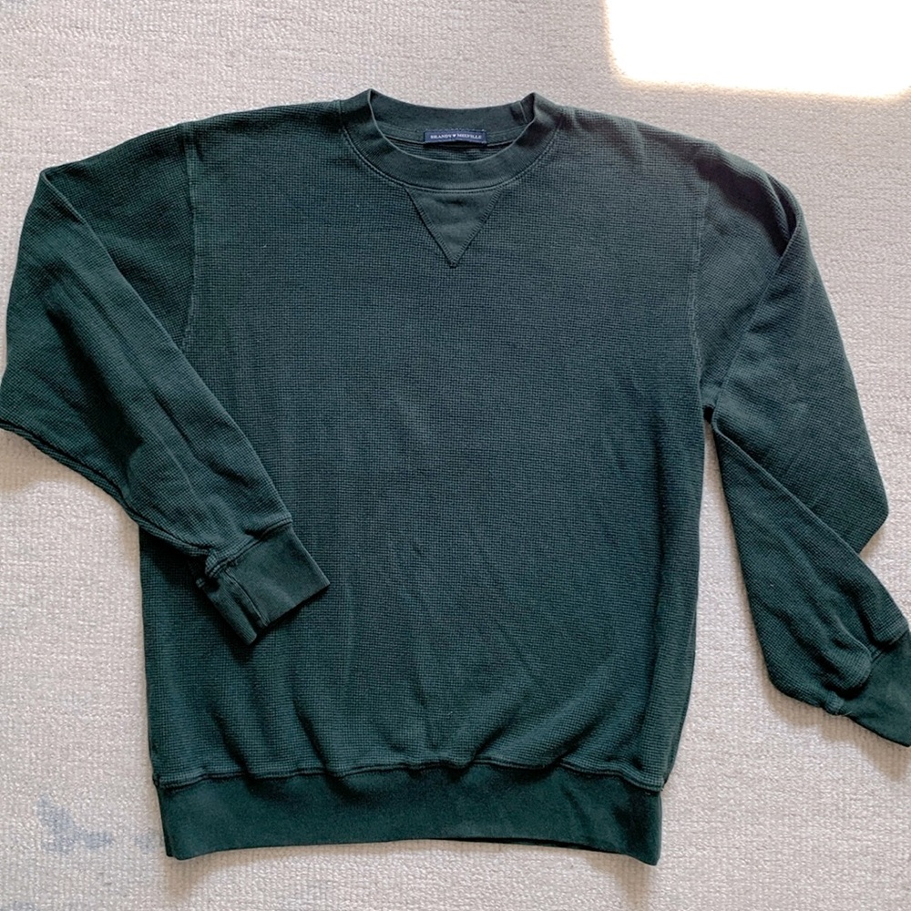 Brandy Melville thermal oversized long sleeve shirt /sweater